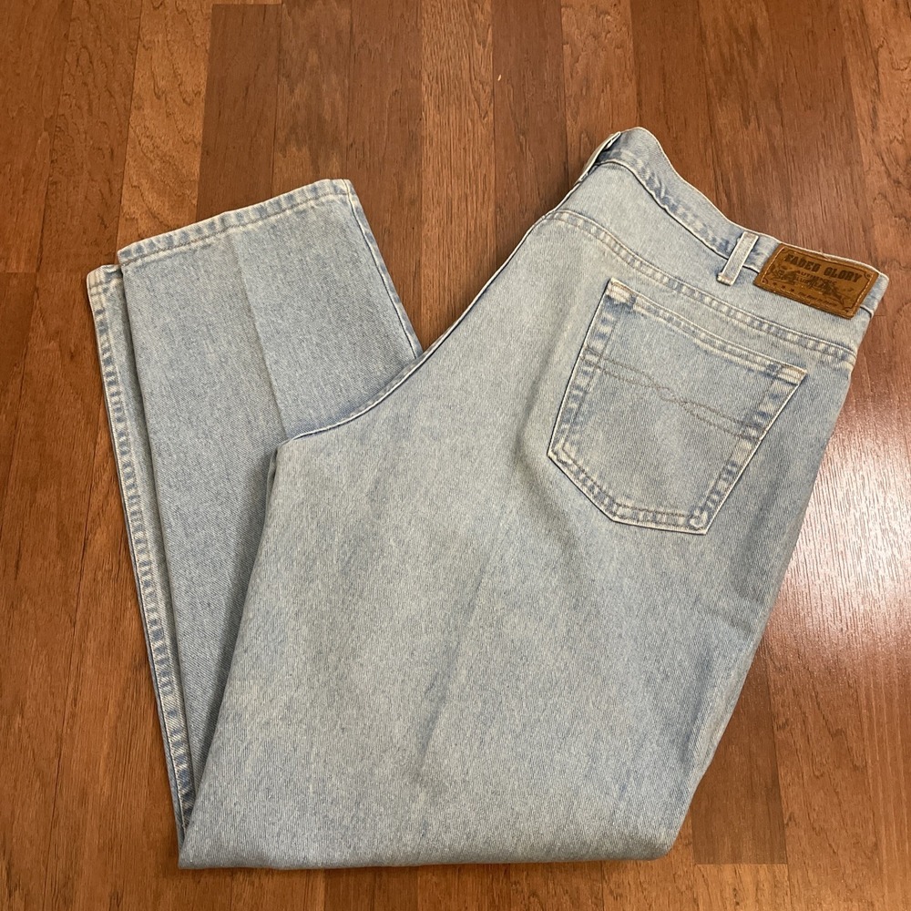Faded Glory Jeans VTG Men's 42x30 Blue Denim Original Fit Made In USA 90s Y2K